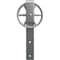 Ekena Millwork Premium Wagon Wheel Roller Hanger w/ Bolts for Barn Door for 1 3/4" Doors, Silver Metallic GB60014RWSM - alternate 3